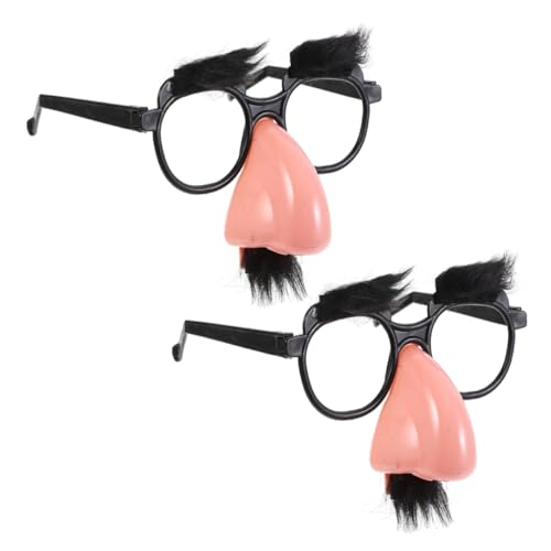Vaguelly 2pcs Bartbrillenspielzeug Lustige Halloween-Brille Lustige Für Erwachsene Halloween-brillenaugen Halloween-Party-Accessoire Lustige Brille Für Erwachsene Plastik Black Vaguelly 2pcs Bartbrillenspielzeug Lustige Halloween-Brille Lustige Für Erwachsene Halloween-brillenaugen Halloween-Party-Accessoire Lustige Brille Für Erwachsene Plastik Black von Vaguelly
