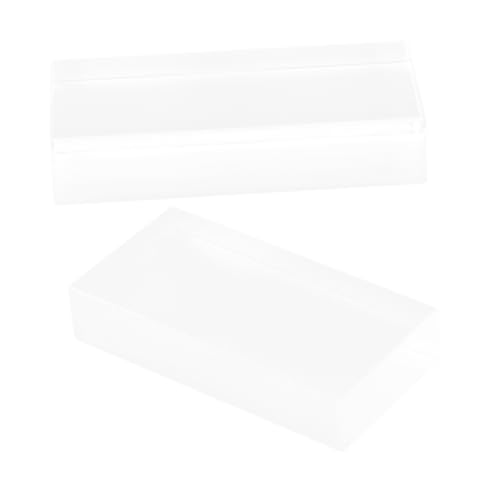 Vaguelly 2pcs Rechteckige Glasfrostblock Licht Brechung Physik Experimente Optische Ausbildungsinstrumente Für Klassenzimmer Labor Nutzung Aschenbecher von Vaguelly