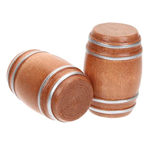 Vaguelly 2stücke Miniatur Holzfässer Vintage Bar Zubehör Für Puppenhäuser Miniatur Bier Und Weinfass Modelle Dekoration Für Mini-räume Und Sammler Vaguelly 2stücke Miniatur Holzfässer Vintage Bar Zubehör Für Puppenhäuser Miniatur Bier Und Weinfass Modelle Dekoration Für Mini-räume Und Sammler von Vaguelly