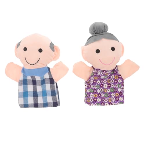 Vaguelly 2st Familie Handpuppe Menschen Marionetten Puppen Stoff von Vaguelly