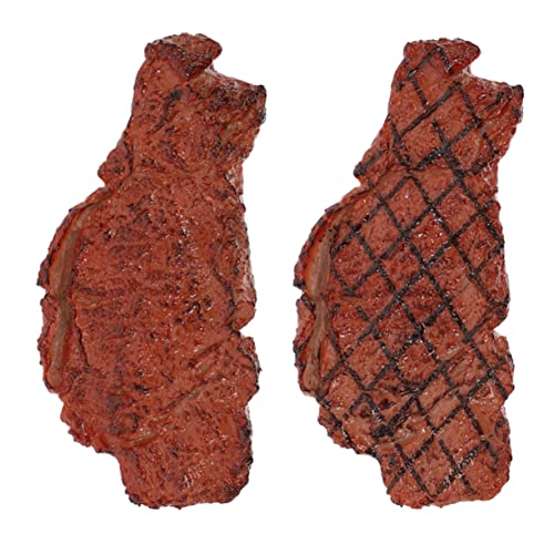 Vaguelly Lebensechte Requisiten Für Gefälschte Steaks – 2 Stück Für Rollenspiele Heimbüro-Dekoration Fotografie-Requisiten Und Sicher Vaguelly Lebensechte Requisiten Für Gefälschte Steaks – 2 Stück Für Rollenspiele Heimbüro-Dekoration Fotografie-Requisiten Und Sicher von Vaguelly