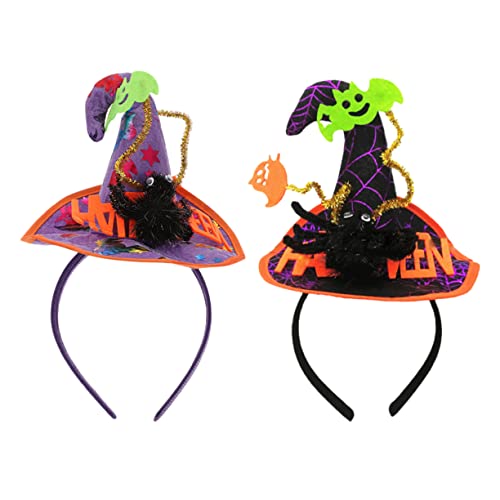 Vaguelly 2st Halloween-stirnband Hut Frauen Combo Cowgirl-hut Kappe Halloween-cosplay-stirnband Kopfschmuck Halloween-stirnbänder Für Frauen Party Kostümzubehör Bierhut Maske Violett Stoff Vaguelly 2st Halloween-stirnband Hut Frauen Combo Cowgirl-hut Kappe Halloween-cosplay-stirnband Kopfschmuck Halloween-stirnbänder Für Frauen Party Kostümzubehör Bierhut Maske Violett Stoff von Vaguelly