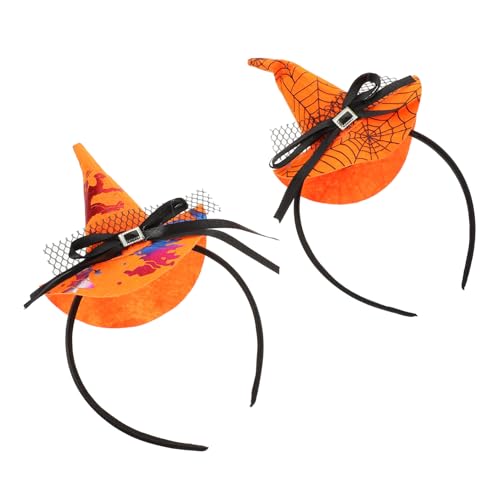 Vaguelly 2st Hexenhut Stirnband Stirnbänder Für Damen-make-up Halloween-stirnbandhut Halloween- -stirnband Spinnenzubehör Für Frauen Halloween Halloween-haarspangen Cosplay-outfits Stoff Vaguelly 2st Hexenhut Stirnband Stirnbänder Für Damen-make-up Halloween-stirnbandhut Halloween- -stirnband Spinnenzubehör Für Frauen Halloween Halloween-haarspangen Cosplay-outfits Stoff von Vaguelly