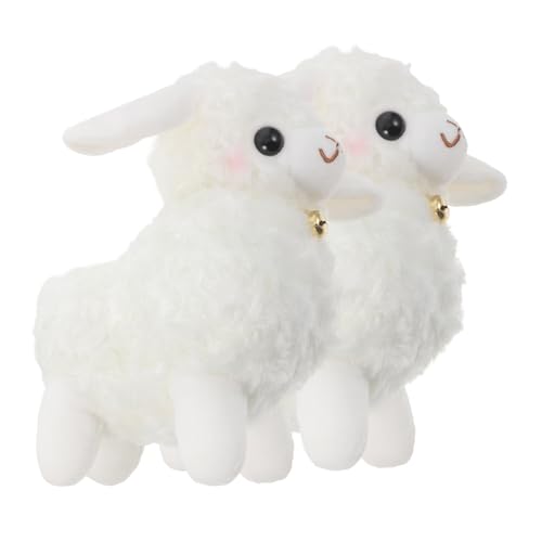 Vaguelly 2st Kleines Wollplüschtier Schaf Hase Puppe Hühner Lamm Stofftiere Für Babys Stofftier Kuscheltiere Für Kleinkinder Plüschtiere Weiß Pp Baumwolle Vaguelly 2st Kleines Wollplüschtier Schaf Hase Puppe Hühner Lamm Stofftiere Für Babys Stofftier Kuscheltiere Für Kleinkinder Plüschtiere Weiß Pp Baumwolle von Vaguelly