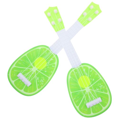 Vaguelly 2st Obst Gitarre Modelle Von Musikinstrumenten Kindergitarren Für Musikinstrumente Für Anfänger Gitarreninstrumente Aus Kunststoff Für Lerninstrumente Abs Green von Vaguelly