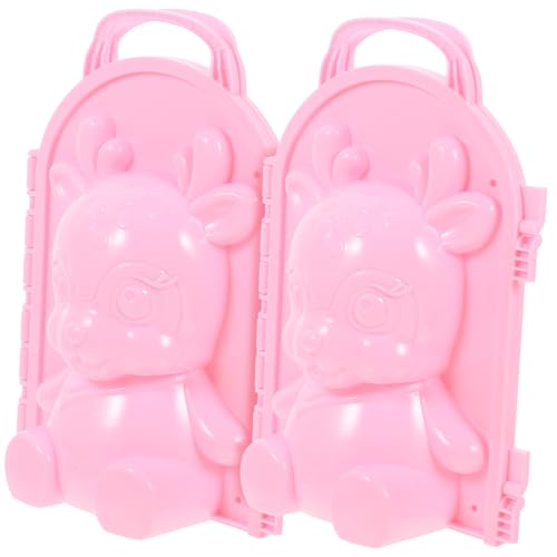 Vaguelly 2st Sika Hirsch Schnee Modell Schneemannform Schneeformen Schneeballhersteller Schneeball-Clip Schneeclip Winterschneespielzeug Schneeballschlacht Versorgung Plastik Rosa Vaguelly 2st Sika Hirsch Schnee Modell Schneemannform Schneeformen Schneeballhersteller Schneeball-Clip Schneeclip Winterschneespielzeug Schneeballschlacht Versorgung Plastik Rosa von Vaguelly