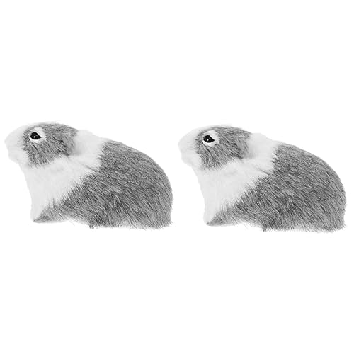 Vaguelly 2st Simulations-mausmodell Ausgestopftes Hamsterspielzeug Hamster-tierfigur Weiches Meerschweinchenspielzeug Meerschweinchen Figur Gartentier Tiere Hamsterskulpturen Kunstpelz Vaguelly 2st Simulations-mausmodell Ausgestopftes Hamsterspielzeug Hamster-tierfigur Weiches Meerschweinchenspielzeug Meerschweinchen Figur Gartentier Tiere Hamsterskulpturen Kunstpelz von Vaguelly