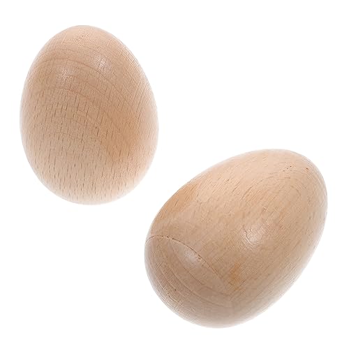 Vaguelly 2st Spielzeugeier Für Musikalische Percussion-Instrumente Ei Musikspielzeug Sound-Shaker Partyzubehör Kinderspielzeug Party-eierschüttler Eierstreuer Holz Vaguelly 2st Spielzeugeier Für Musikalische Percussion-Instrumente Ei Musikspielzeug Sound-Shaker Partyzubehör Kinderspielzeug Party-eierschüttler Eierstreuer Holz von Vaguelly