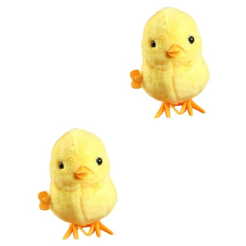 Vaguelly 2St springendes Huhn süße Spielzeuge für Kinder Roboter aufziehen Plüschtier Geschenke Springende Spielzeuge aufziehen Lernspielzeug zum Springen für Babys Hase von Vaguelly