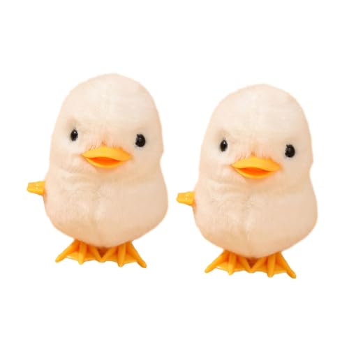 Vaguelly 2st Springendes Huhn Plüschtiere Plastik Weiß Vaguelly 2st Springendes Huhn Plüschtiere Plastik Weiß von Vaguelly