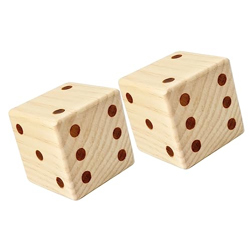 Vaguelly 2stücke Große Holzspielwürfel Runde Ecken Perfektes Spielzubehör Für Junge Mädchen Und Familien Für Brettspiele Partys Und Mathematikspiele Große Holz-dot-würfel Vaguelly 2stücke Große Holzspielwürfel Runde Ecken Perfektes Spielzubehör Für Junge Mädchen Und Familien Für Brettspiele Partys Und Mathematikspiele Große Holz-dot-würfel von Vaguelly