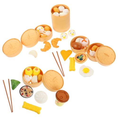 Vaguelly 3 Dampfbrötchen-Set küchenspielzeug für Kitchen Toys for Sensory Play Kleinkindspielzeug Geschirrset babyspielzeug Küchenspielzeug Anzug Kochutensilien Vaguelly 3 Dampfbrötchen-Set küchenspielzeug für Kitchen Toys for Sensory Play Kleinkindspielzeug Geschirrset babyspielzeug Küchenspielzeug Anzug Kochutensilien von Vaguelly