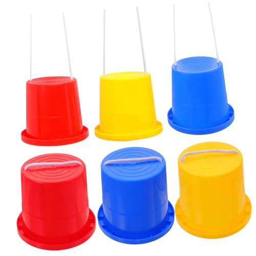 Vaguelly 3 Paar Sensory Training Stelzen Rocket Launcher für Bounce Jumping Stelzen Springeimer für Springschuhe Stelzen Hellgrün von Vaguelly