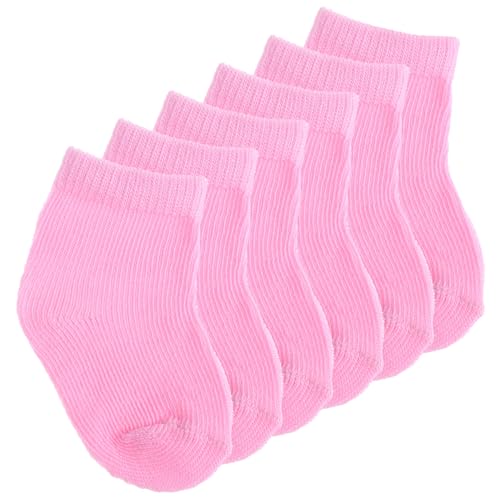 Vaguelly 3 Paare Doll Socks Puppensocken für Kreatives Puppenzubehör für Gestaltung und Stilwechsel von Vaguelly