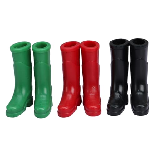 Vaguelly 3 Paare Puppe Mini Regenstiefel Minipuppenschuhe Miniaturschmuck Mini-Hausschuhe-dekore Mini-szenen-Layout-Requisite Spielzeughausverzierung Foto-Requisite Mini-Boot-Modell Plastik Vaguelly 3 Paare Puppe Mini Regenstiefel Minipuppenschuhe Miniaturschmuck Mini-Hausschuhe-dekore Mini-szenen-Layout-Requisite Spielzeughausverzierung Foto-Requisite Mini-Boot-Modell Plastik von Vaguelly