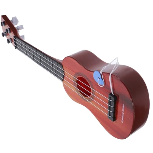 Vaguelly 3 STK Gitarrenspielzeug für Kinder Gitarren für Kinder Starter-Ukulele Holzgitarre Spielzeuge Musikinstrumente Klassische Ukulele Ukulele-Spielzeug Mini Geschenk Kleinkind Plastik von Vaguelly
