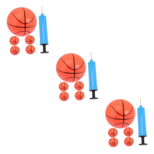 Vaguelly 3 Sätze Aufblasbarer Basketball aufblasbares Basketballspielzeug Mini-Wasserbälle Kinderspielzeug Spielzeug für Kinder Ornament Spielzeuge aufblasbarer Ball Mini-Basketbälle Sport von Vaguelly