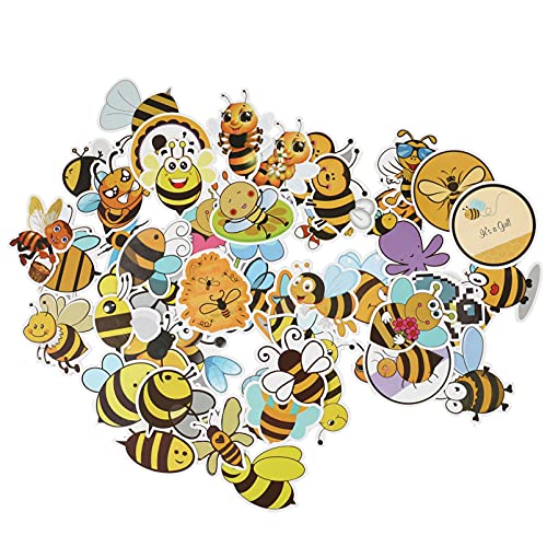 Vaguelly Praktische Selbstklebende Bienen-Aufkleber Von 3 Sets Mit Dekorativen Aufklebern Für Notebook-möbel Handyhüllen von Vaguelly