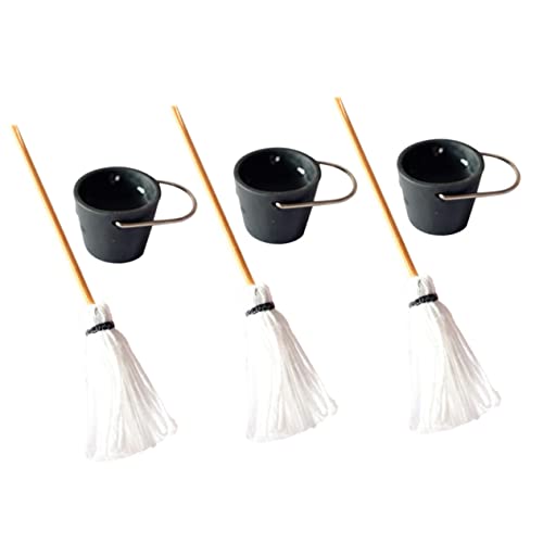 Vaguelly 3 Sätze Eimer-Mop-Modell für kinderspielzeug Toys for hühner Geburtstagsgeschenk für Dekoration wischeimer Mini- -Dekore Miniaturen Harz Vaguelly 3 Sätze Eimer-Mop-Modell für kinderspielzeug Toys for hühner Geburtstagsgeschenk für Dekoration wischeimer Mini- -Dekore Miniaturen Harz von Vaguelly