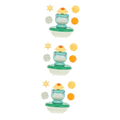 Vaguelly 3 Sätze Frosch Sprinkler Spielzeug Badewanne Spielzeug Badespritzspielzeug Sommerspielzeug Für Babys Babyparty-Spielzeug Wasserpistole Kind Plastik EIN Bad Nehmen von Vaguelly