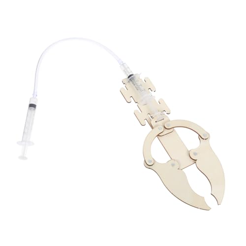 Vaguelly 3 Sätze Holzbausatz Hydraulischer Roboterarm DIY Mechanische Hand Stem Lernspielzeug für Jungen Mädchen Pädagogisches Technikmodell Vaguelly 3 Sätze Holzbausatz Hydraulischer Roboterarm DIY Mechanische Hand Stem Lernspielzeug für Jungen Mädchen Pädagogisches Technikmodell von Vaguelly