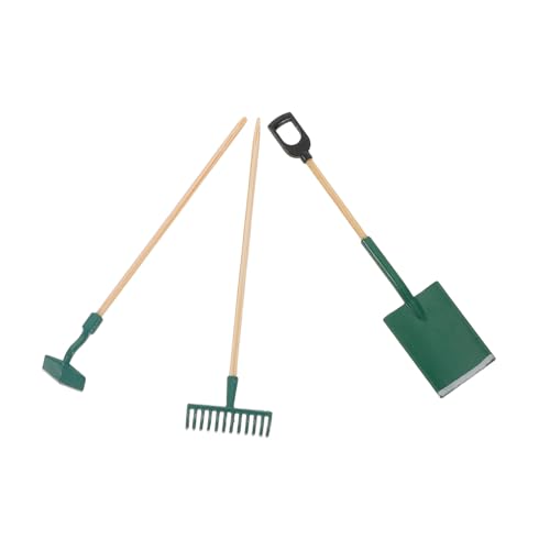 Vaguelly 3 Sätze Maßstab Mini Gartengeräte mit Schaufel Rechen Hacke für Puppenhaus Garten Dekoration und Sukkulenten Zubehör Vaguelly 3 Sätze Maßstab Mini Gartengeräte mit Schaufel Rechen Hacke für Puppenhaus Garten Dekoration und Sukkulenten Zubehör von Vaguelly