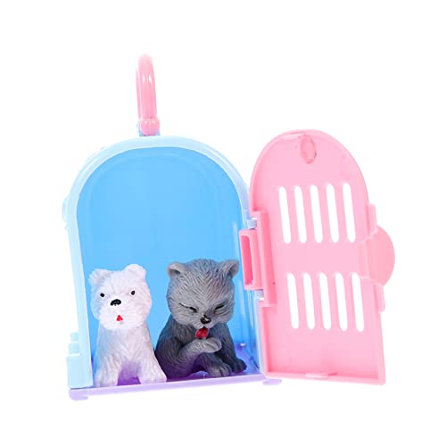 Vaguelly 3 Sätze Mini-Tierhaus für kinderspielzeug Room Decor Haustierhauszubehör kleine Hausdekoration Mini-Hausschmuck Mini-Hausverzierung Plastik von Vaguelly