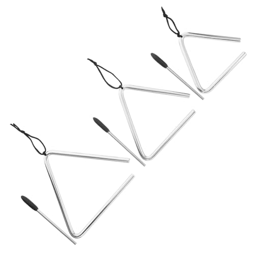 Vaguelly 3 Sätze Musikalisches Dreiecks Instrument für Teiliges mit Klaren Leicht und Tragbar Lehrinstrument der Kreativität und Musikalität für Jungen Vaguelly 3 Sätze Musikalisches Dreiecks Instrument für Teiliges mit Klaren Leicht und Tragbar Lehrinstrument der Kreativität und Musikalität für Jungen von Vaguelly