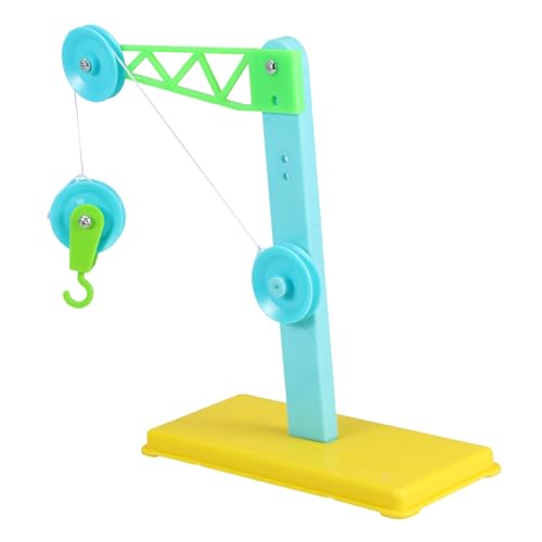 Vaguelly 3sätze Riemenscheiben DIY Physikalische Flaschenzug Und Halterung Mechanik Experiment Flaschenzug Und Halterung Kit Für Junge Mädchen Für Physik-bausatz Und Naturwissenschaften von Vaguelly
