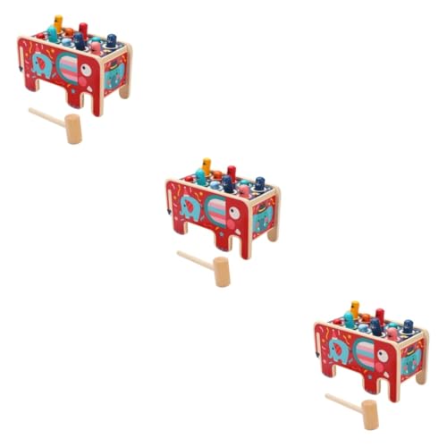 Vaguelly 3 Sätze -Spielzeug Kinderspielzeug Eltern-Kind Hölzern Puzzle Klopfe Auf Das Klavier von Vaguelly