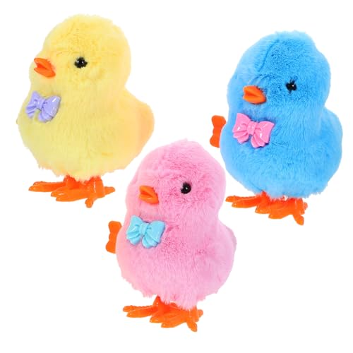 Vaguelly 3 Stück Aufziehbares Hühnerspielzeug Wind Küken Hüpfen Springen Aufziehen Hühnchenspielzeug -Huhn- Hühnerspielzeug Für Huhn Plastik Zufällige Farbe Vaguelly 3 Stück Aufziehbares Hühnerspielzeug Wind Küken Hüpfen Springen Aufziehen Hühnchenspielzeug -Huhn- Hühnerspielzeug Für Huhn Plastik Zufällige Farbe von Vaguelly