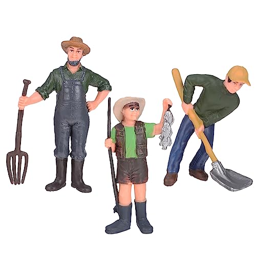 Vaguelly 3 Stück Bauernhofpuppen Ornamente Spielzeugmodelle Simulation Landarbeiter Modell Landarbeiter Figuren Landarbeiter Puppenhaus Requisiten Landarbeiter Landschaftsdekor Vaguelly 3 Stück Bauernhofpuppen Ornamente Spielzeugmodelle Simulation Landarbeiter Modell Landarbeiter Figuren Landarbeiter Puppenhaus Requisiten Landarbeiter Landschaftsdekor von Vaguelly