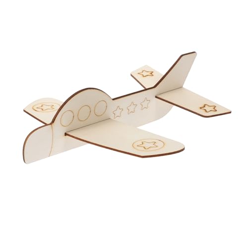 Vaguelly 3 Stück DIY Holzflugzeuge zum Ausmalen Unfertige Graffiti Flugzeug Modelle für Kreative Bastelstunden für Kreativität und Handwerklichem Geschick Vaguelly 3 Stück DIY Holzflugzeuge zum Ausmalen Unfertige Graffiti Flugzeug Modelle für Kreative Bastelstunden für Kreativität und Handwerklichem Geschick von Vaguelly
