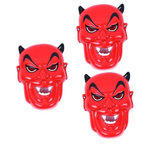 Vaguelly 3 Stück Gruselige Party Accessoires Horror Maske Partyzubehör Halloween Maske von Vaguelly