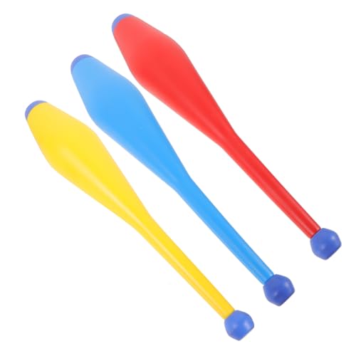 Vaguelly 3 Stück Hand wentilorter spazierstöcke Akrobatik Handstab Zubehör für akrobatische Stöcke schwimmendes Kugelspielzeug geführte Bälle Ring Zirkus Stage Prop Partygeschenk Plastik von Vaguelly
