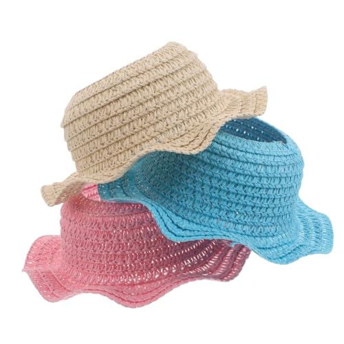 Vaguelly 3 Stück Handgewebte Mini Strohhüte für Puppen Kleine Strandmützen mit Breiter Krempe Atmungsaktiv DIY Bastelaccessoires für Puppenkostüme Vielseitig und Stilvoll Vaguelly 3 Stück Handgewebte Mini Strohhüte für Puppen Kleine Strandmützen mit Breiter Krempe Atmungsaktiv DIY Bastelaccessoires für Puppenkostüme Vielseitig und Stilvoll von Vaguelly