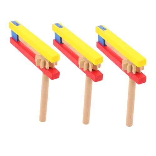 Vaguelly 3 Stück Holz Kastagnetten für Musikinstrument mit Langem Griff Musikspielzeug für Kleinkinder und Vorschulkinder Fördert die Musikalische Frühbildung und Kreativität Vaguelly 3 Stück Holz Kastagnetten für Musikinstrument mit Langem Griff Musikspielzeug für Kleinkinder und Vorschulkinder Fördert die Musikalische Frühbildung und Kreativität von Vaguelly