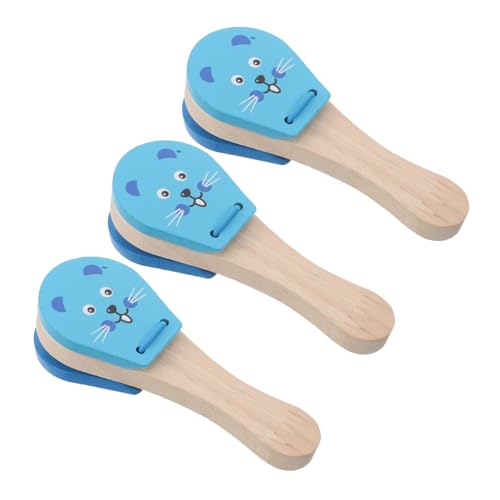 Vaguelly 3 Stück Holzklappern für Kleinkinder mit Mausmotiv Kinderfreundliche Handliche Orff Instrumente aus Glattem Holz Frühen Musikalischen und Spielerischen Entwicklung Vaguelly 3 Stück Holzklappern für Kleinkinder mit Mausmotiv Kinderfreundliche Handliche Orff Instrumente aus Glattem Holz Frühen Musikalischen und Spielerischen Entwicklung von Vaguelly