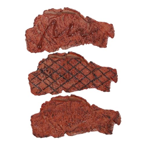 Vaguelly 3 Stück Künstliches Steak Modell Teiliges aus Lebensechten Nachbildungen für Restaurant Dekoration Fotografie Requisiten und Küchenzubehör Hochwertiges Realistische für Supermärkte Vaguelly 3 Stück Künstliches Steak Modell Teiliges aus Lebensechten Nachbildungen für Restaurant Dekoration Fotografie Requisiten und Küchenzubehör Hochwertiges Realistische für Supermärkte von Vaguelly