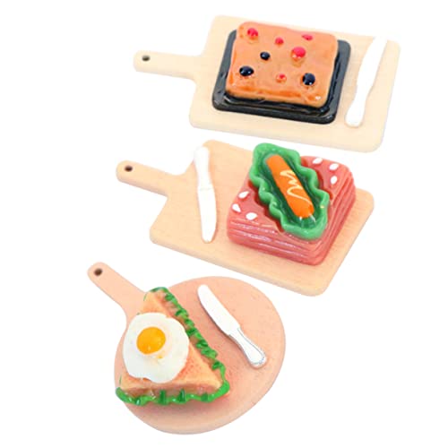 Vaguelly 3 Stück Miniatur Lebensmittelset Teilig Puppenhaus Zubehör für Kreative Spielideen Blaubeer Pizza Sandwich und Eier Sandwich für Rollenspiele und Fotografie Dekoration Vaguelly 3 Stück Miniatur Lebensmittelset Teilig Puppenhaus Zubehör für Kreative Spielideen Blaubeer Pizza Sandwich und Eier Sandwich für Rollenspiele und Fotografie Dekoration von Vaguelly