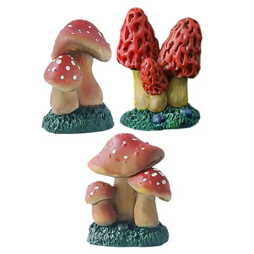 Vaguelly 3 Stück Miniatur Pilz Dekoration aus Harz Miniaturpilz Ornamente für Kleiner Garten Bonsai und Mikrolandschaften Robuste und Langlebige Pilzdeko für Kreative Gestaltung Vaguelly 3 Stück Miniatur Pilz Dekoration aus Harz Miniaturpilz Ornamente für Kleiner Garten Bonsai und Mikrolandschaften Robuste und Langlebige Pilzdeko für Kreative Gestaltung von Vaguelly