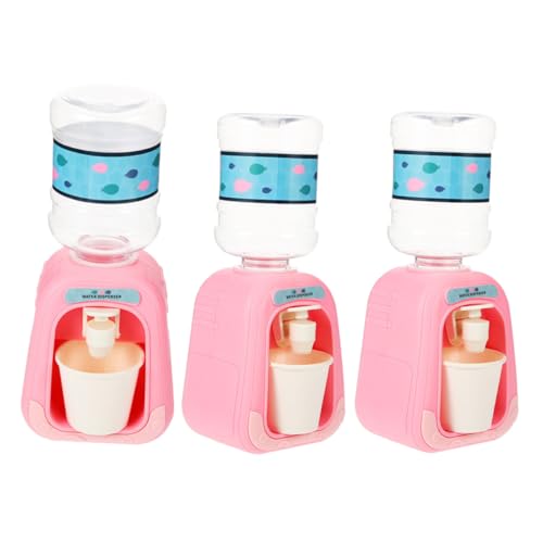 Vaguelly 3 Stück Miniatur Wasserspender Wasser Dispenser Modell für Puppenhäuser Lustiges Trinkbrunnen Deko Element für Kreative Rollenspiele von Vaguelly