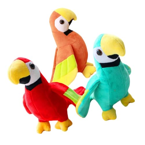 Vaguelly 3 Stück Plüsch Papageien Realistische Farbenfrohe Stofftiere für Haustiere für Spiel und Dekoration Sicher und Angenehm zu Berühren Vaguelly 3 Stück Plüsch Papageien Realistische Farbenfrohe Stofftiere für Haustiere für Spiel und Dekoration Sicher und Angenehm zu Berühren von Vaguelly