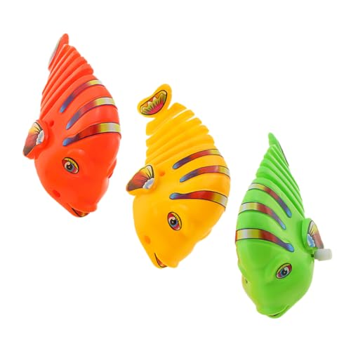 Vaguelly 3 Stück Schwungfischspielzeug Halloween interaktives Kinderparty Kid Toys Toys Fun Toy spielzeuge Wasserspielzeug Cartoon-Fisch- Plastik von Vaguelly
