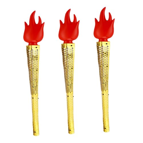 Vaguelly 3 Stück Simulierte Fackel Lustige Taschenlampe Cosplay-fackel-requisiten Taschenlampe Für Bühnenauftritte Lustige Fackel Cosplay -requisite Sport Taschenlampe Abs Golden von Vaguelly