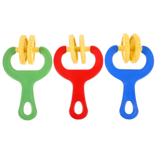Vaguelly 3 Stück Teiliges Clay Roller Polymer Clay Molding Stamps Bunte Langlebige Textur-Roller für Kindergarten Vorschule DIY Bastelprojekte Kindgerecht Fördert Kreativität von Vaguelly