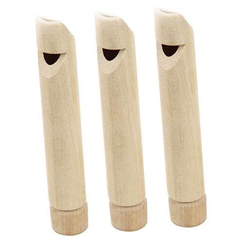 Vaguelly 3 Stück Teiliges Holzpfeifen Musikinstrumente Sicheres Material Kinderflöten Lernspielzeug für Hörförderung und Musikalische Früherziehung Vaguelly 3 Stück Teiliges Holzpfeifen Musikinstrumente Sicheres Material Kinderflöten Lernspielzeug für Hörförderung und Musikalische Früherziehung von Vaguelly