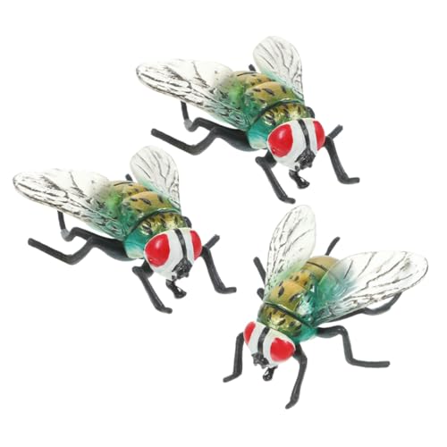Vaguelly 3 Stück Teiliges Kunststofffliegen Realistische Grüne Insektenmodelle Langlebig Farbecht Kompakt Tragbar für Schreibtisch Dekoration Halloween Unterhaltung Vaguelly 3 Stück Teiliges Kunststofffliegen Realistische Grüne Insektenmodelle Langlebig Farbecht Kompakt Tragbar für Schreibtisch Dekoration Halloween Unterhaltung von Vaguelly