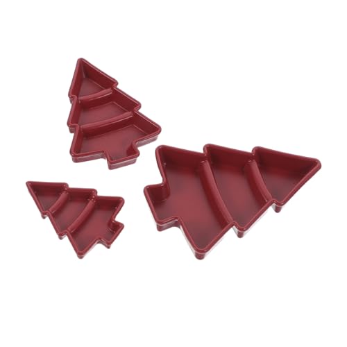 Vaguelly 3 Stück Teiliges Miniatur-Weihnachtsbaum-tablett- Kleine Puppenhaus-Teller aus Hochwertigem Material Vielseitige Mini-dessertschalen für Puppenküche und Festliche Dekoration Vaguelly 3 Stück Teiliges Miniatur-Weihnachtsbaum-tablett- Kleine Puppenhaus-Teller aus Hochwertigem Material Vielseitige Mini-dessertschalen für Puppenküche und Festliche Dekoration von Vaguelly