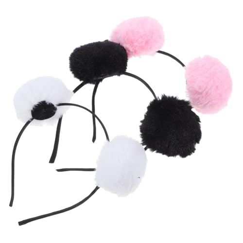 Vaguelly 3 Stück Teiliges Plüsch bärenohren stirnband mit Weichen Pompons Elastisch und Bequem Haarschmuck für Frauen für Halloween Kostüm party und Geburtstagsfeiern Vaguelly 3 Stück Teiliges Plüsch bärenohren stirnband mit Weichen Pompons Elastisch und Bequem Haarschmuck für Frauen für Halloween Kostüm party und Geburtstagsfeiern von Vaguelly